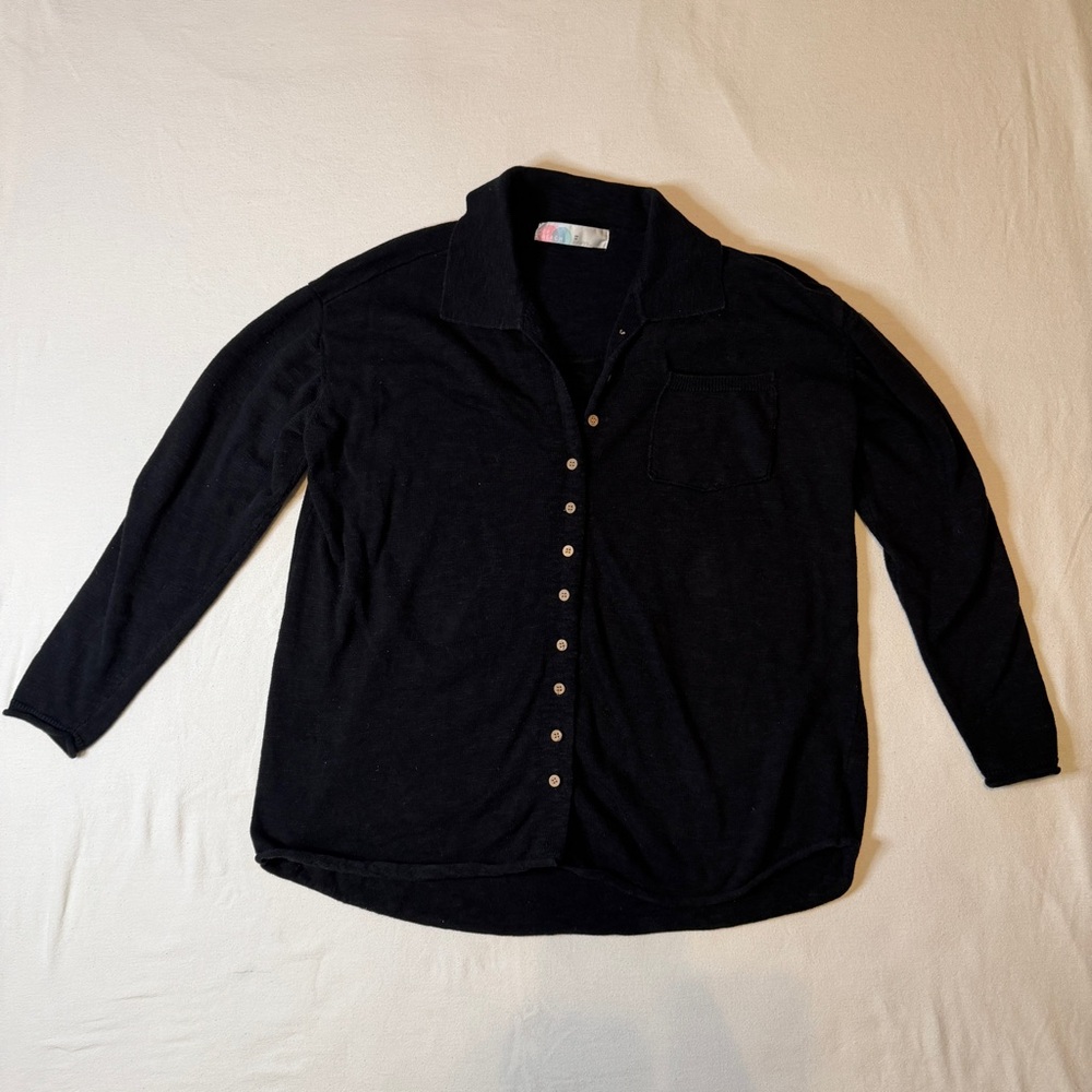 FP Beach Zuma Sweater Black XS Free People - Picture 2 of 12